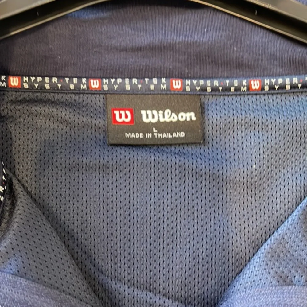 Wilson Hyper Tech Systems Golf Top Men’s Large Navy Blue Long Sleeve NWT OUTDOOR